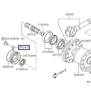 38343AA000 Plate Retainer Lock
